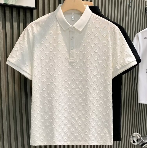 Jeroen - Polo en Jacquard pour hommes - Élégance décontractée - Polo hommes-2