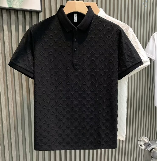 Jeroen - Polo en Jacquard pour Homme - Élégance Décontractée - Polo Homme-3