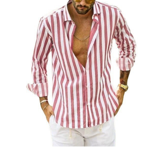 Image variante pour Pieter - Chemise en Coton Rayée - Intemporelle - Hommes-28