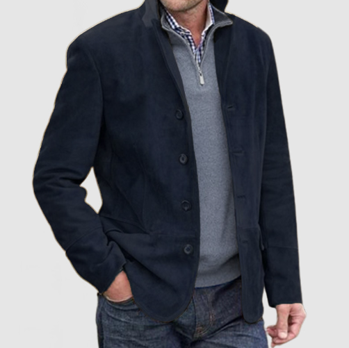 Anatole â Veste En Tricot Avec Revers Pour Hommes, ĂlĂ©gante Et Pratique