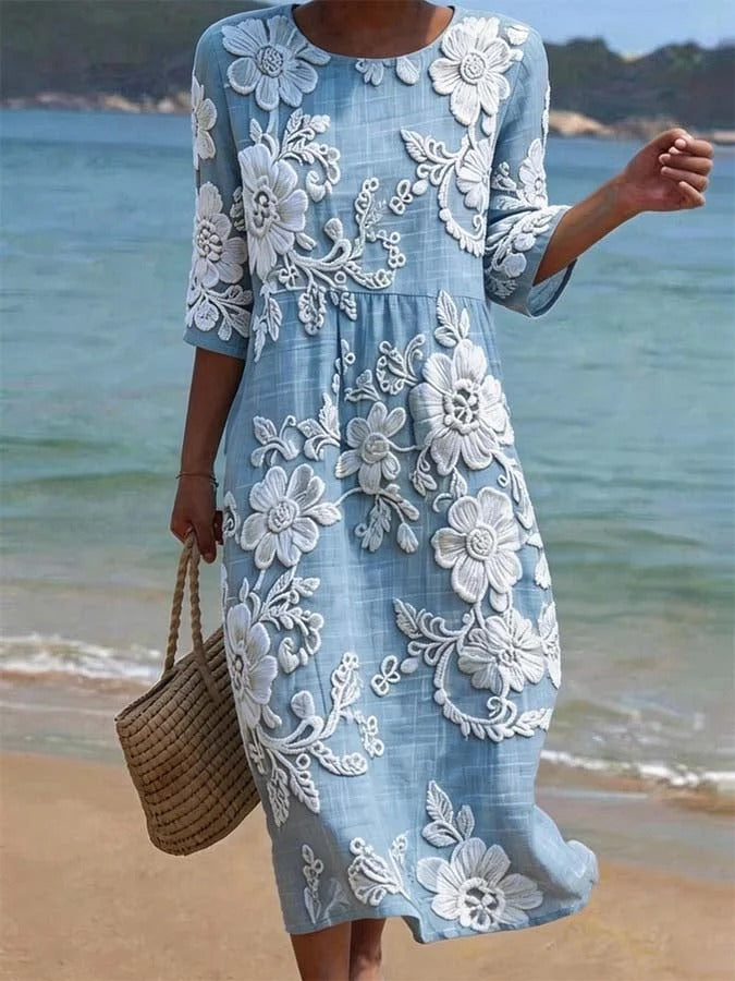 Robe Femme Fluide en Lin - InĂšs