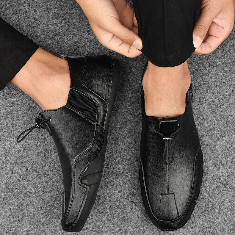 Franco - Mocassins Cuir Élégants Homme