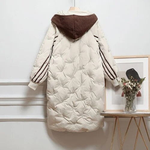 Danielle - Doudoune Élégante Oversize à Capuche
