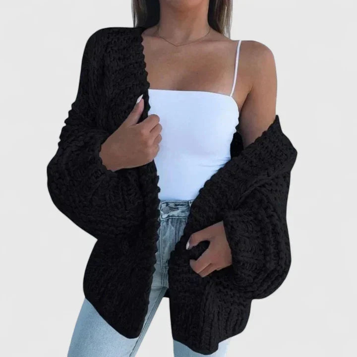 Florence - Cardigan Élégant Oversize Torsadé