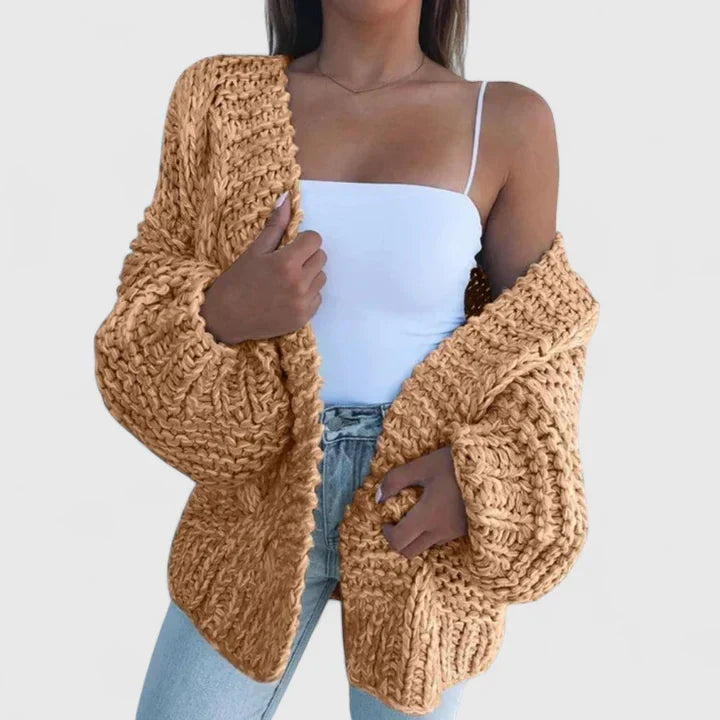 Florence - Cardigan Élégant Oversize Torsadé