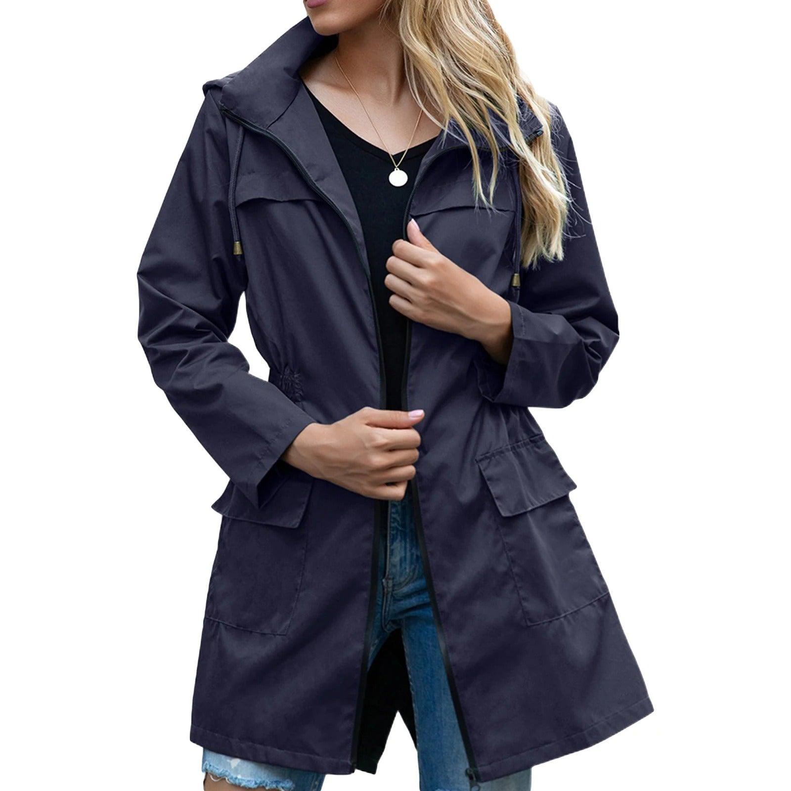 Julie â Manteau De Pluie Automnal Avec DĂ©tails StylĂ©s