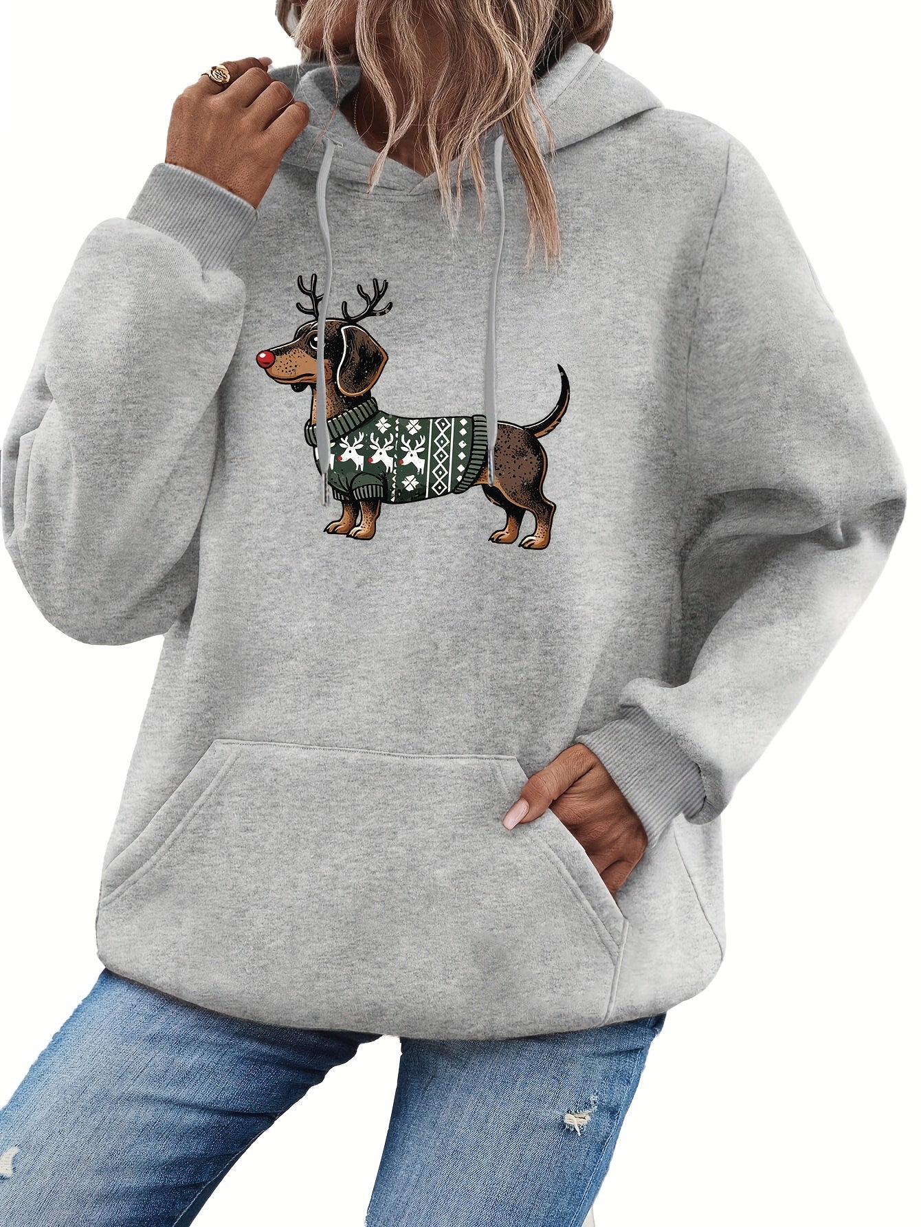 Sylvie - Sweat Chic Imprimé Teckel