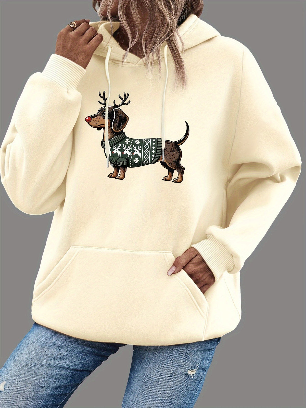 Sylvie - Sweat Chic Imprimé Teckel