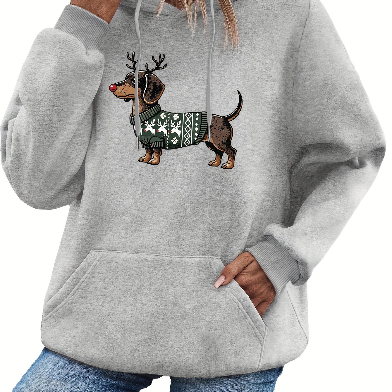 Sylvie - Sweat Chic Imprimé Teckel