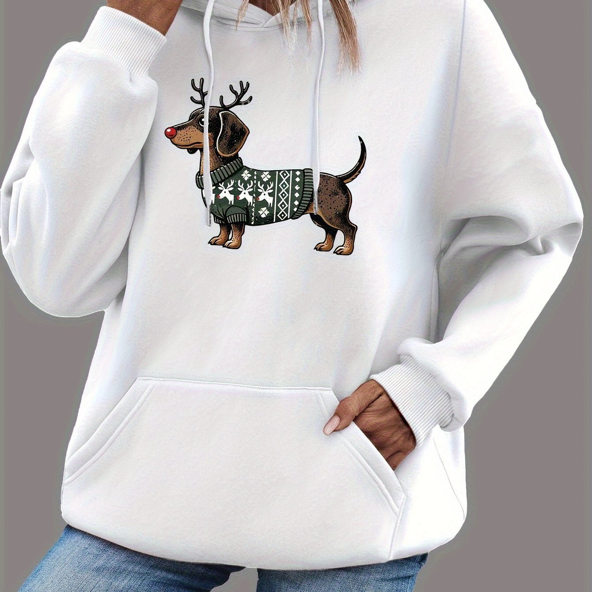 Sylvie - Sweat Chic Imprimé Teckel