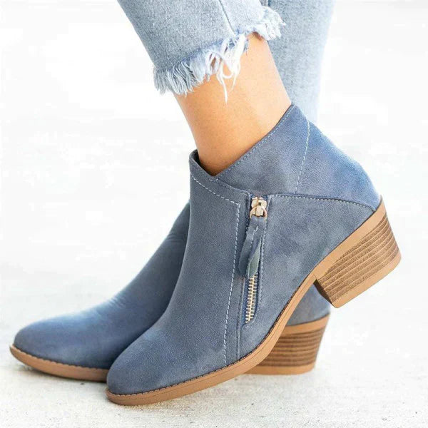 Isabella - Bottines Daim Casual Femme