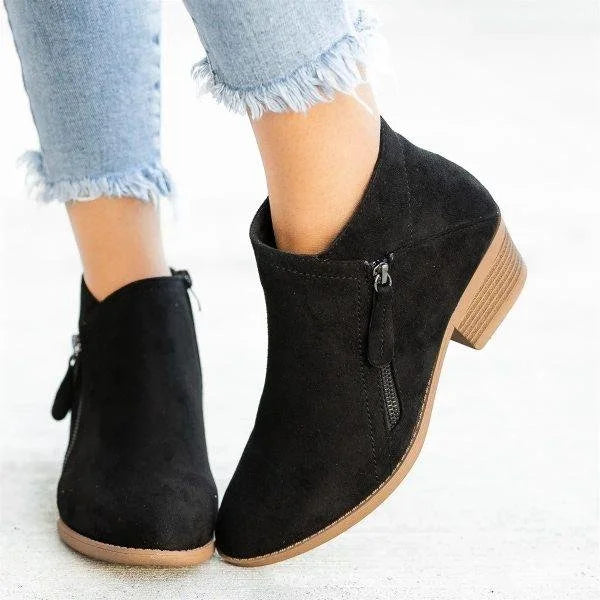 Isabella - Bottines Daim Casual Femme