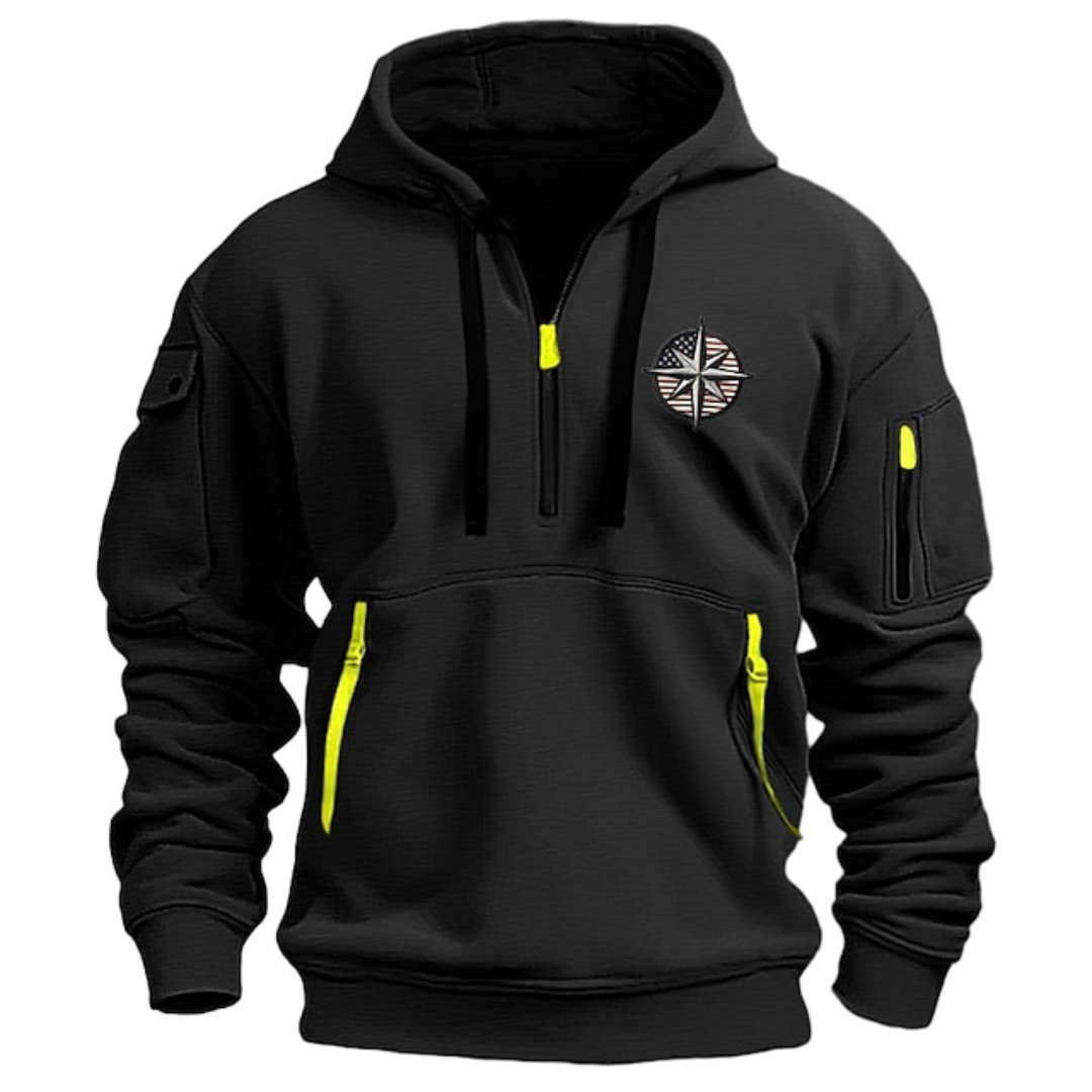Thomas - Hoodie Chic Zippé Multipoches