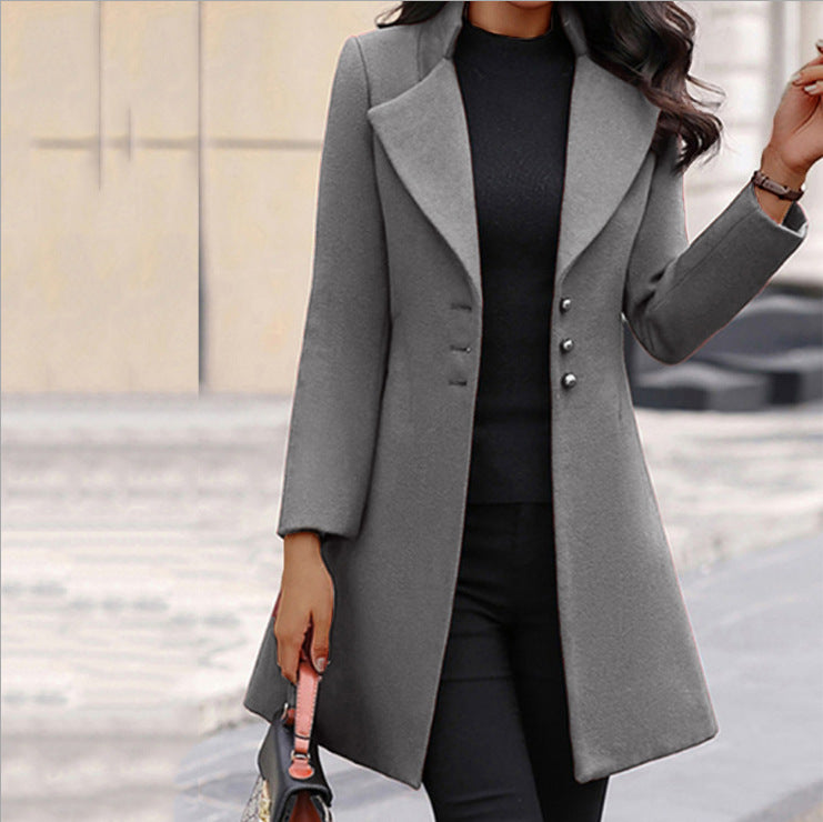 Gabrielle - Manteau De Laine Élégant