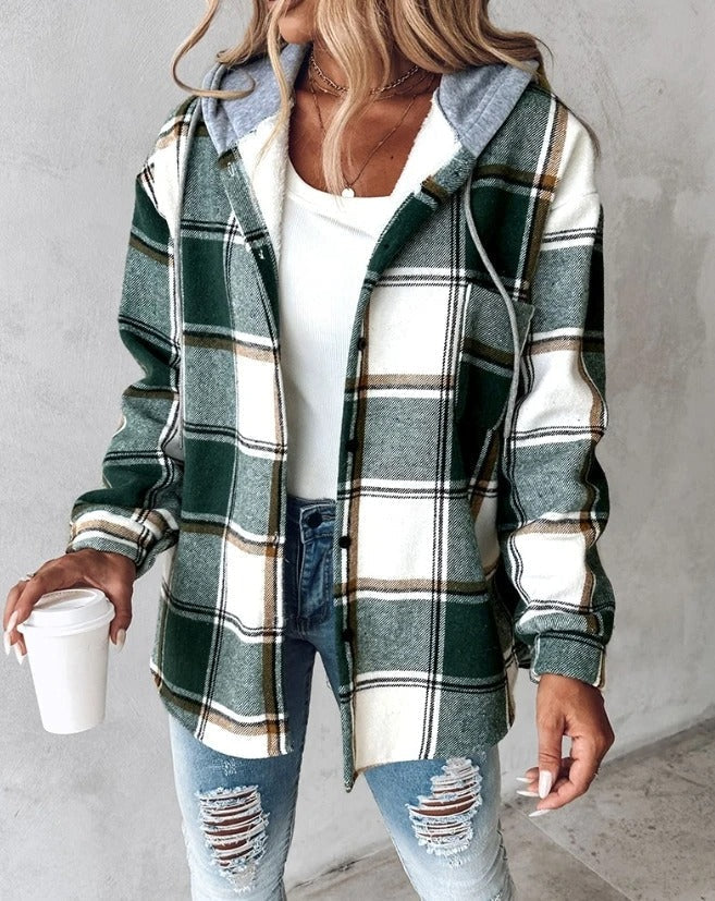 Louna - Veste femme Ă  carreaux