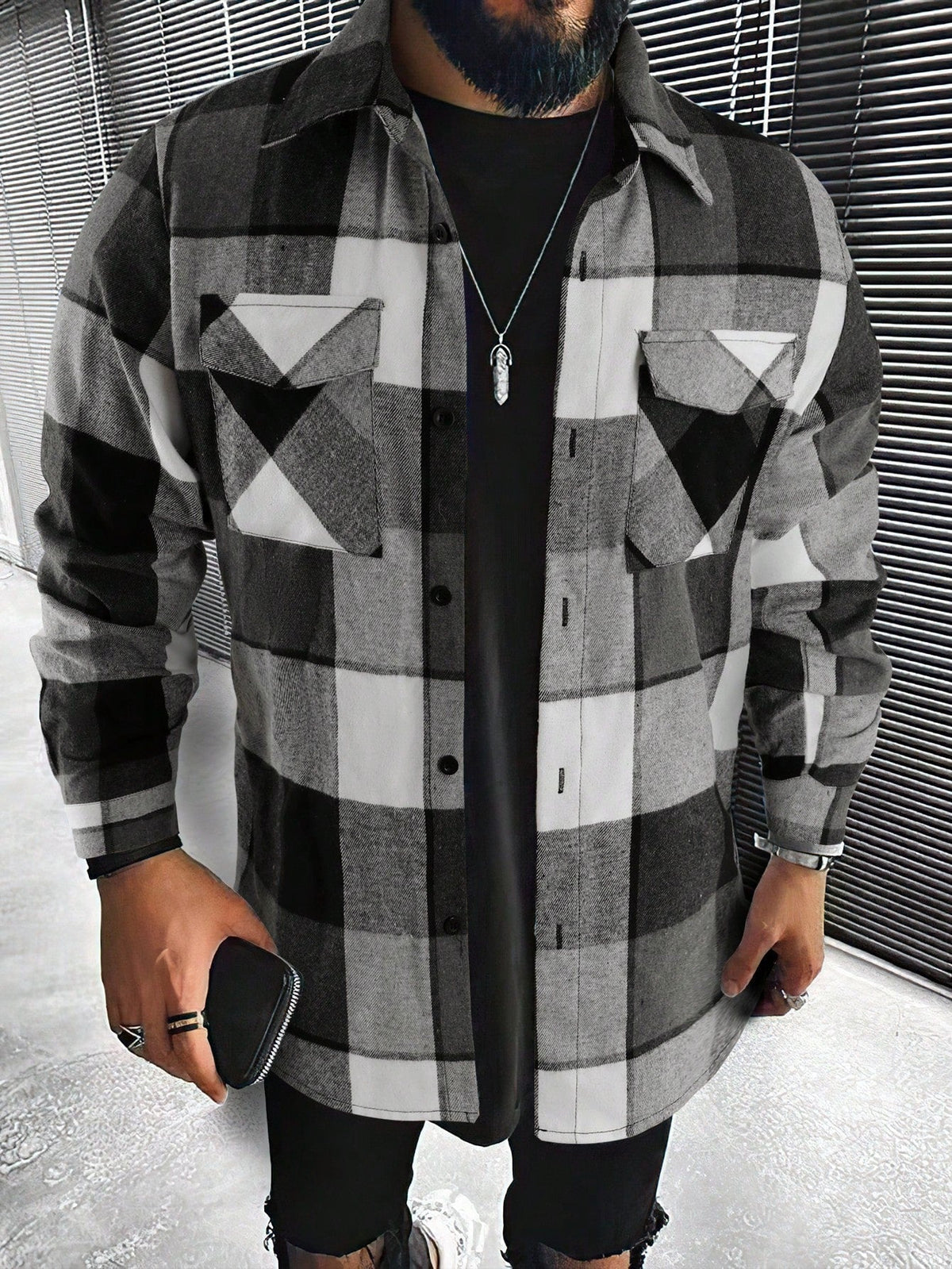 Olivier - Chemise Chic Vintage à Carreaux