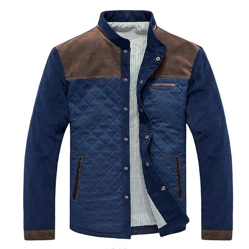 Olivier - Veste Chic Matelassée Col Montant