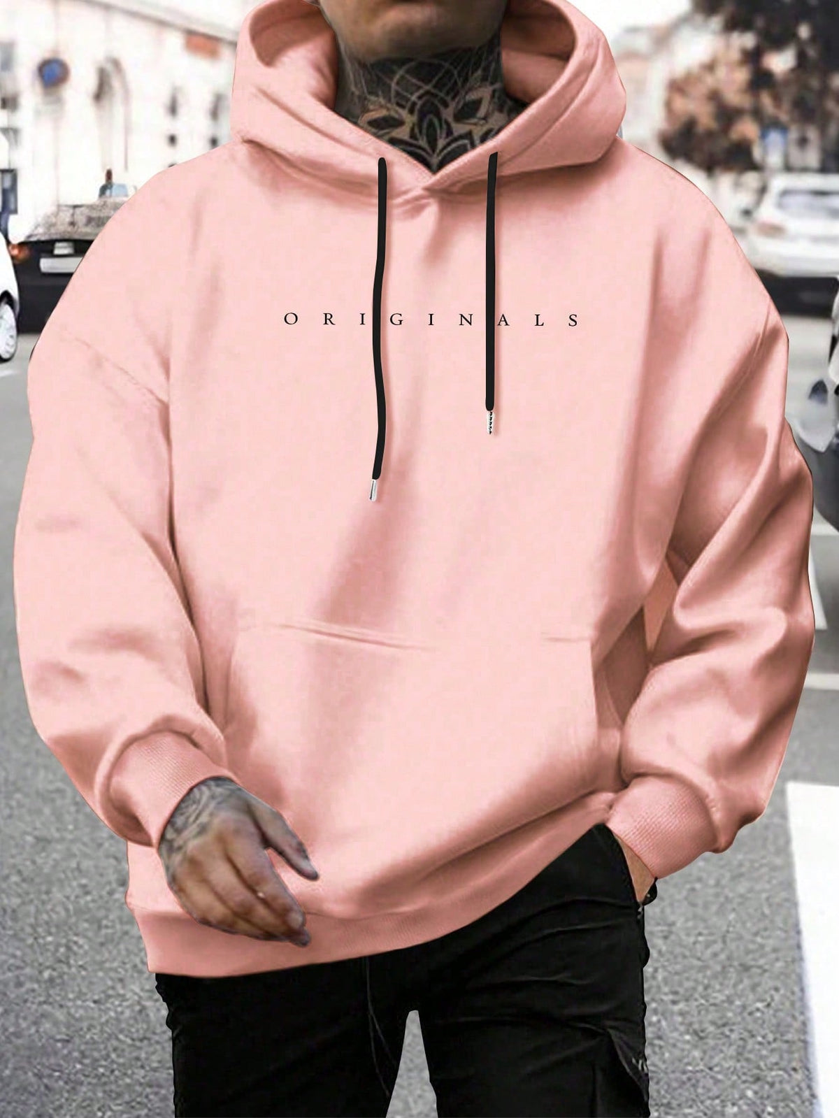 Sébastien - Hoodie Chic Oversize Imprimé