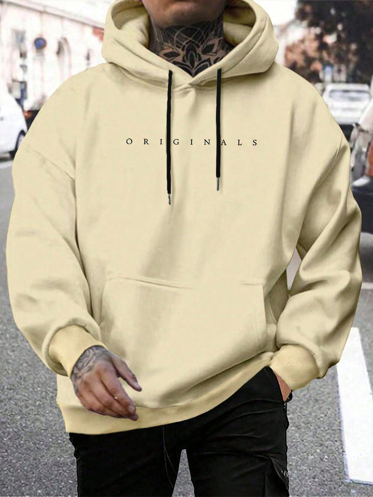 Sébastien - Hoodie Chic Oversize Imprimé