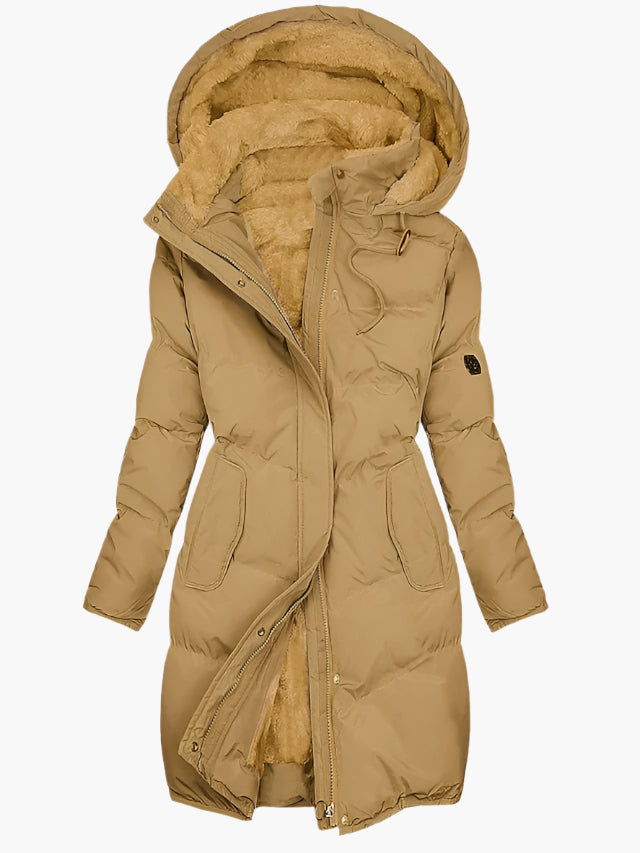 Chloé - Parka Élégante Longue Fourré