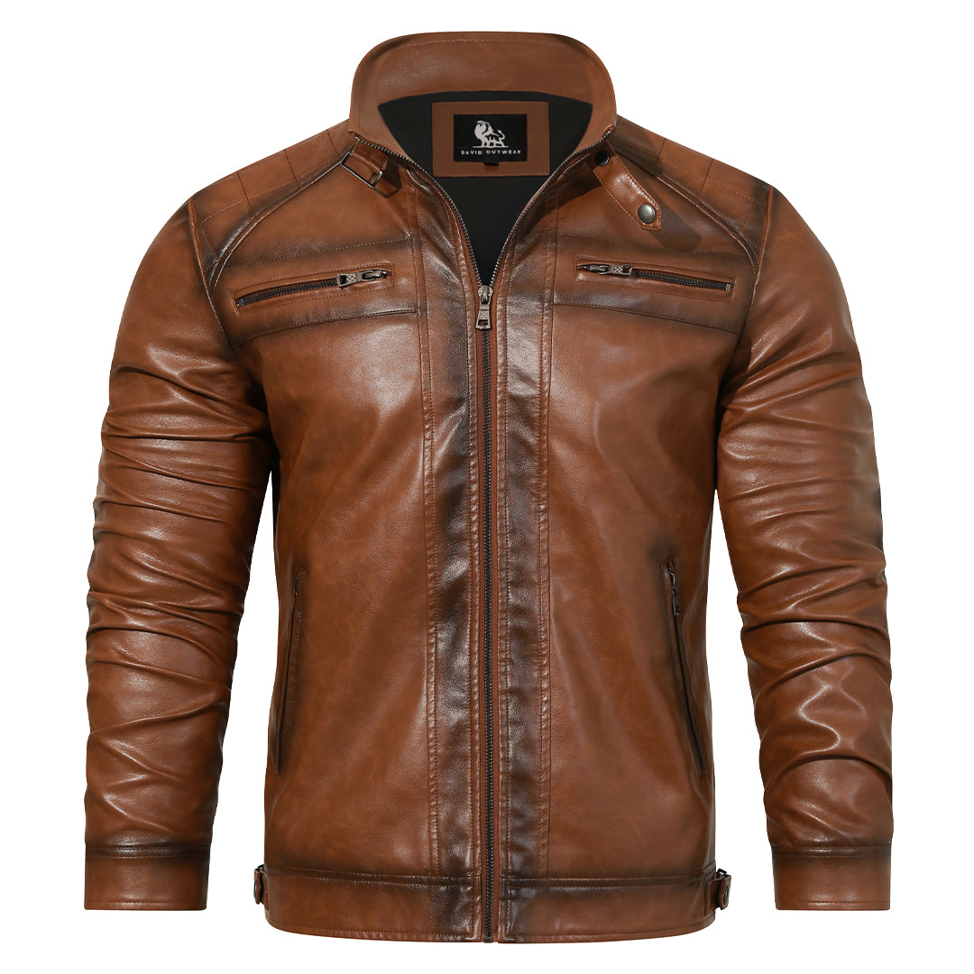 Nicolas - Veste Intemporelle Cuir Vintage
