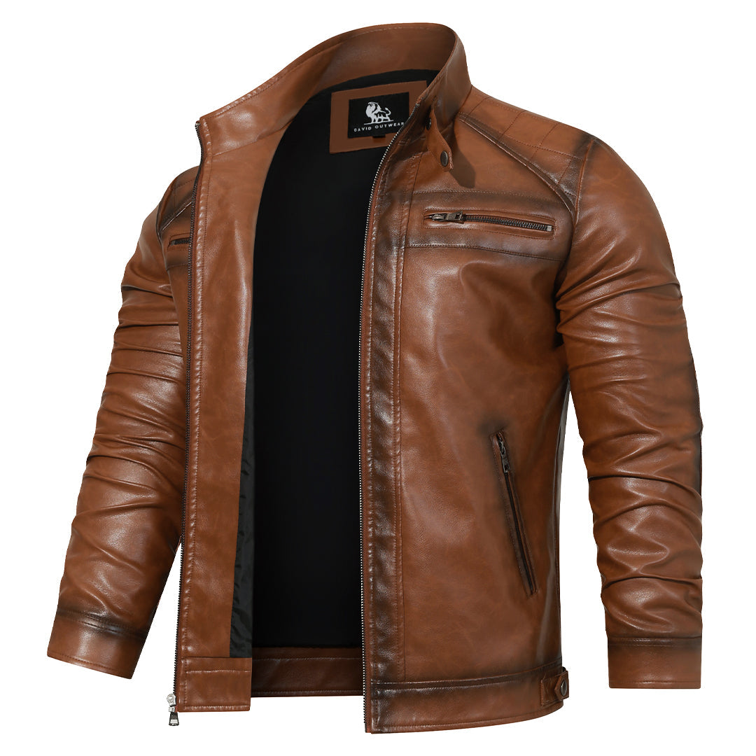 Nicolas - Veste Intemporelle Cuir Vintage