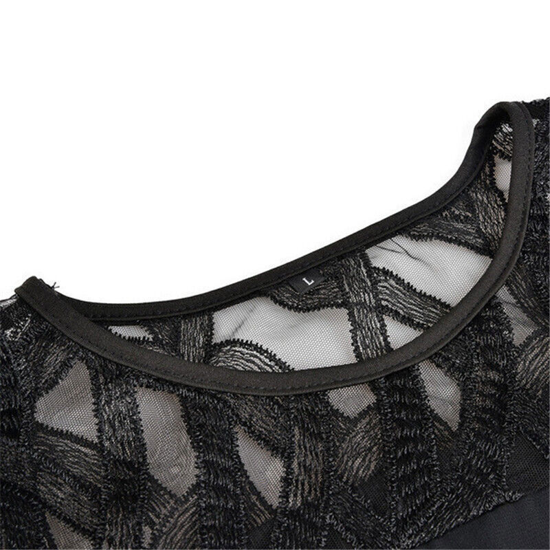 Monique - Robe Mi-Longue Femme Élégante Grande Taille