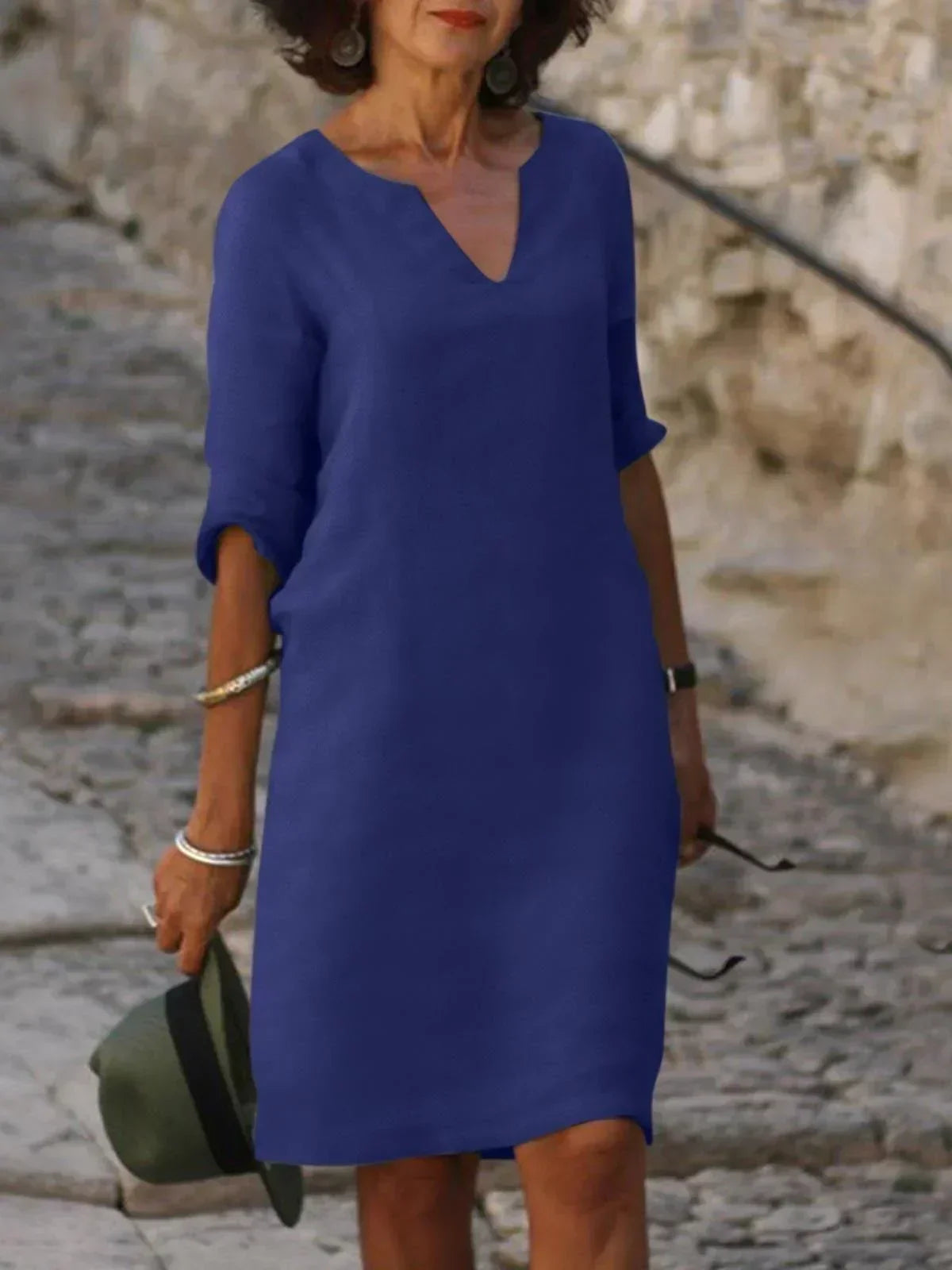 Robe Midi Femme Élégante Chic - Louise