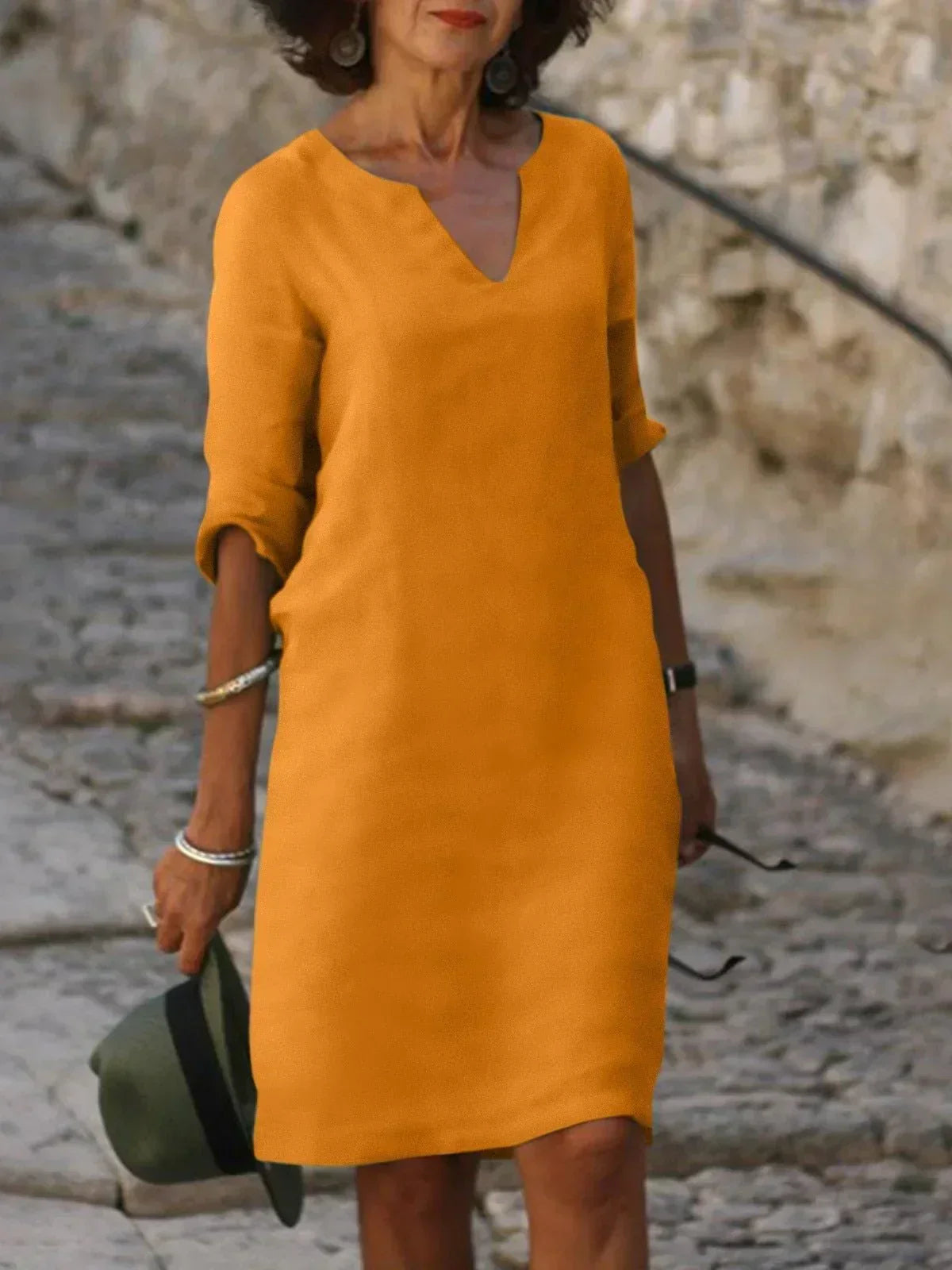 Robe Midi Femme Élégante Chic - Louise
