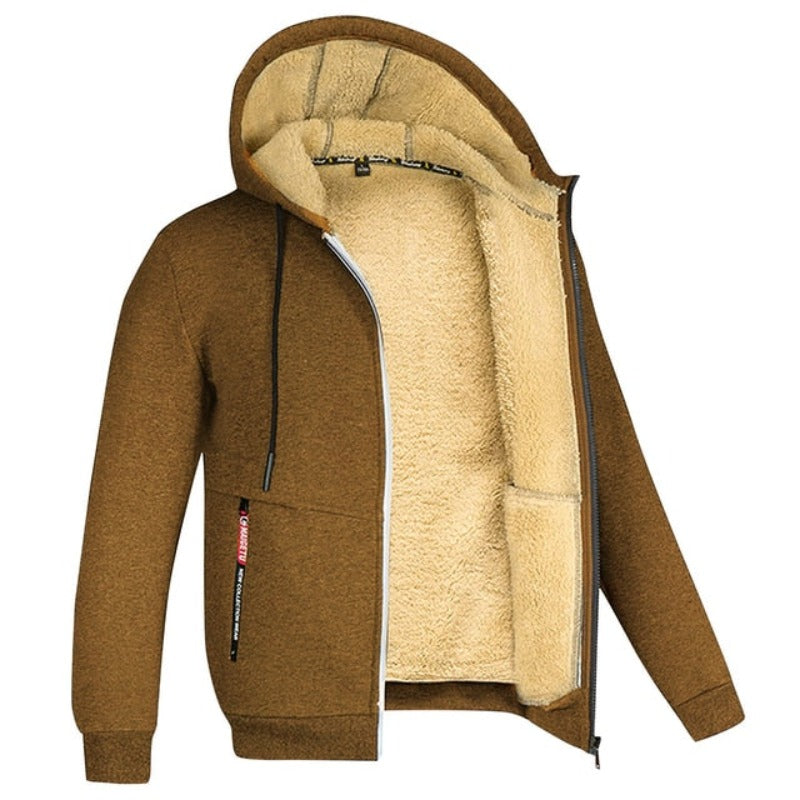 Christophe - Hoodie Chic Zippé Fourré