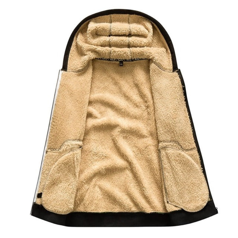 Christophe - Hoodie Chic Zippé Fourré
