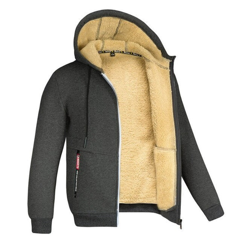 Christophe - Hoodie Chic Zippé Fourré