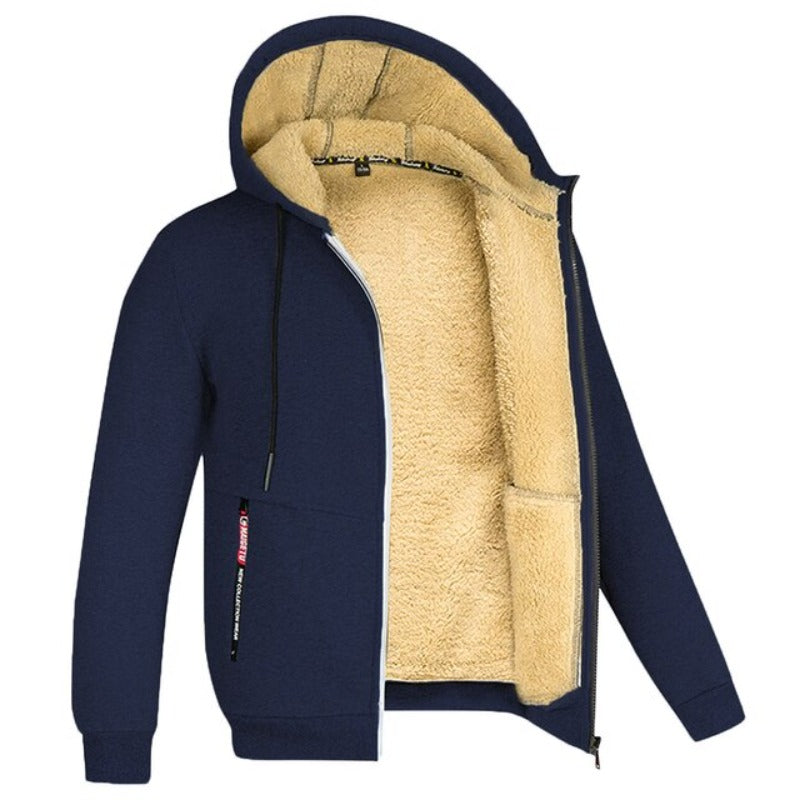 Christophe - Hoodie Chic Zippé Fourré