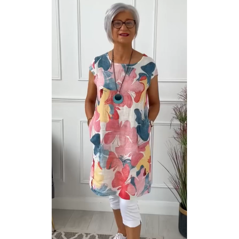 Robe Tunique Femme Fleurie - Margaux