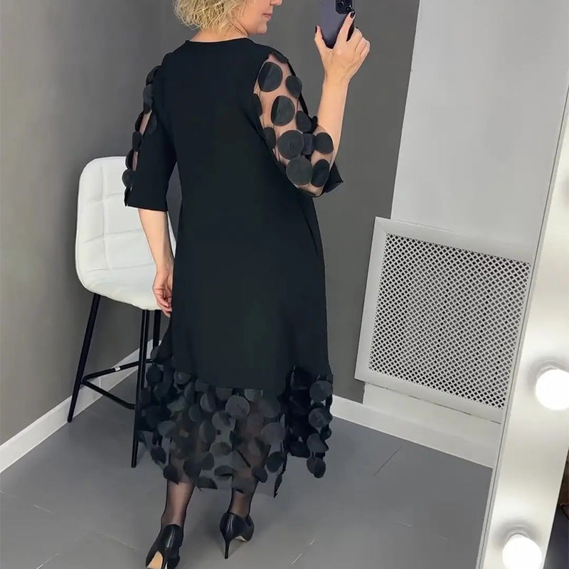 Karine - Robe Femme à Pois