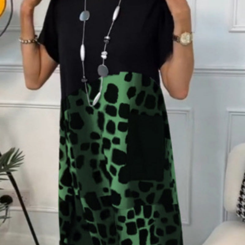 Robe Femme Léopard à Poches - Inès
