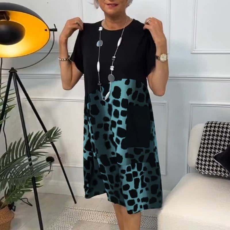 Robe Femme Léopard à Poches - Inès