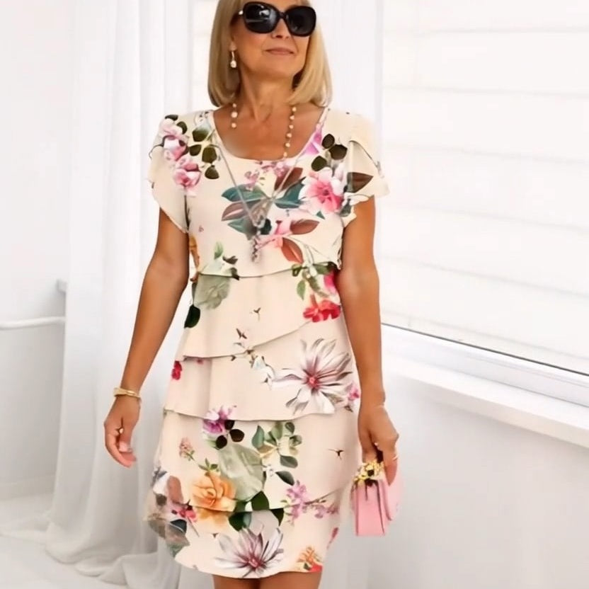 Robe d'été femme fleurie - Odile