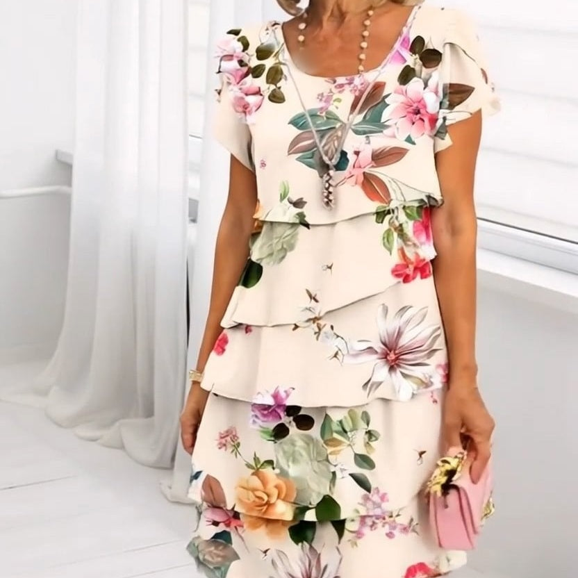Robe d'été femme fleurie - Odile