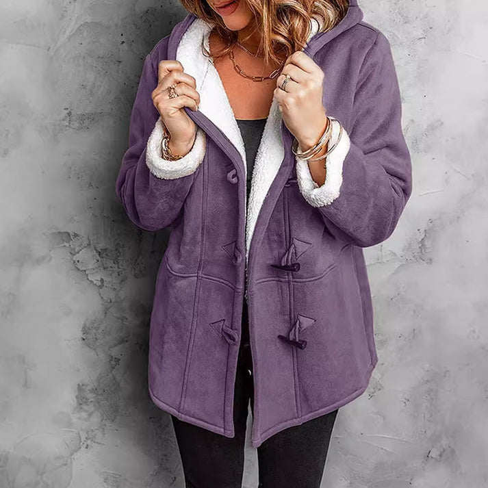 Juliette | Manteau Féminin Daim Sherpa