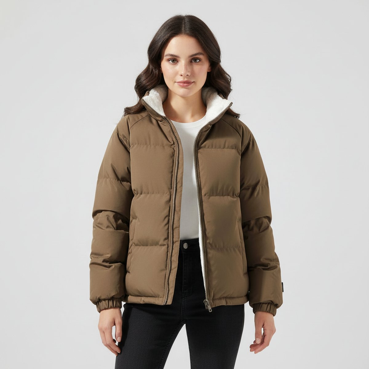Caroline - Doudoune Élégante Matelassée à Capuche