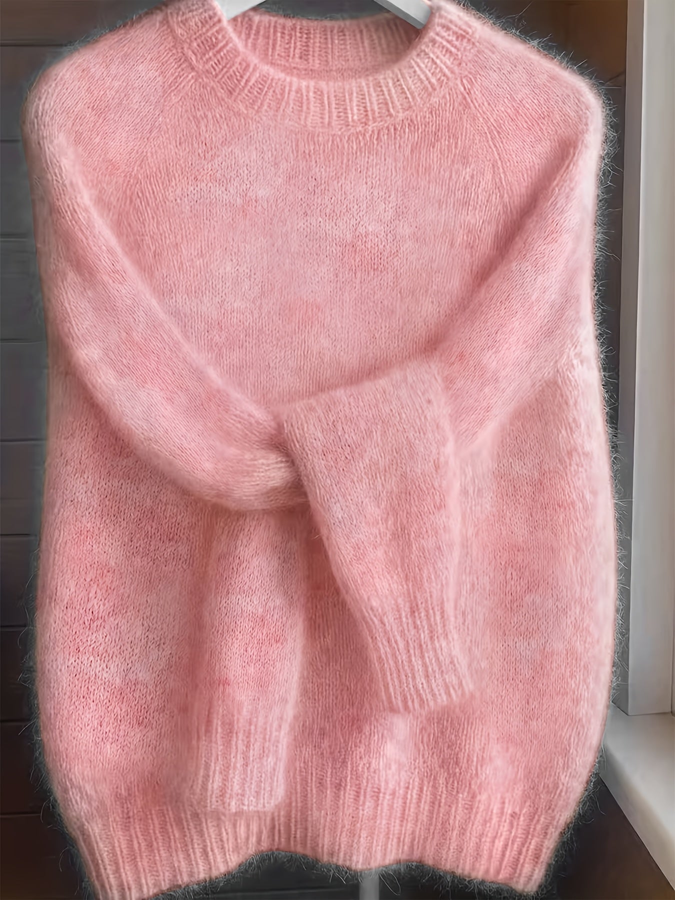 Émilie - Pull Raffiné Col Rond Oversize