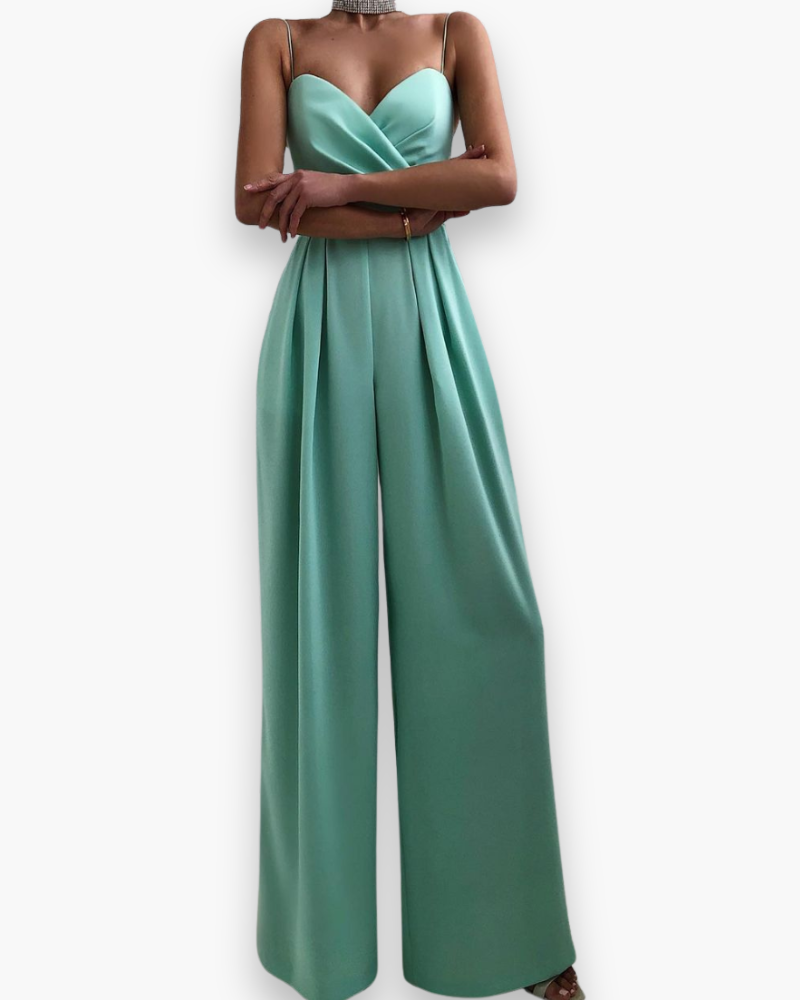 Combinaison élégante pour femmes avec ceinture | De fête-3