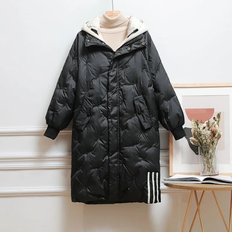 Danielle - Doudoune Élégante Oversize à Capuche
