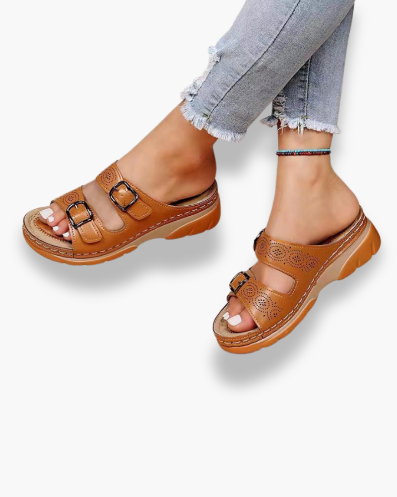 Mesdames Sandales confortables | Chaussures d'été à la mode-1