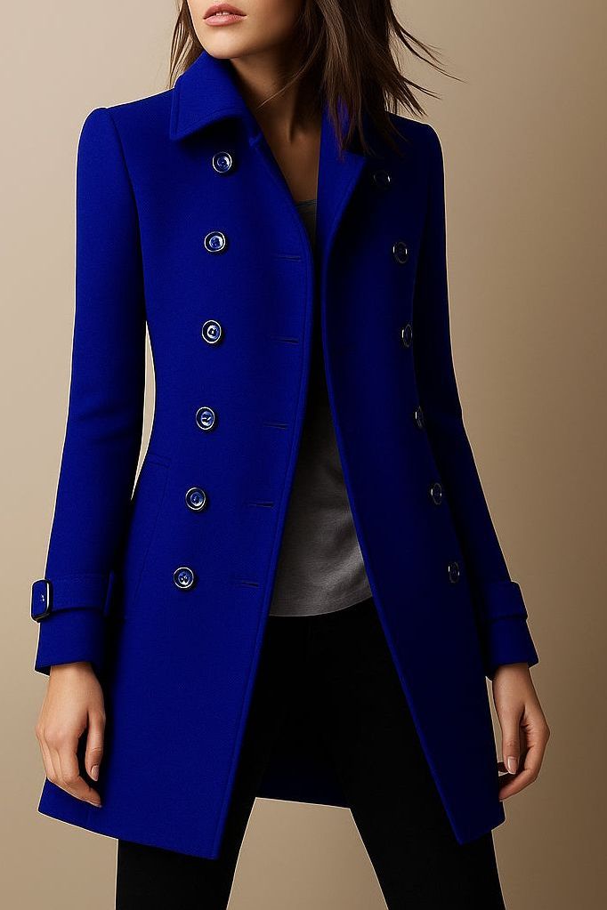 Léa | Manteau Élégant Cintré Classique