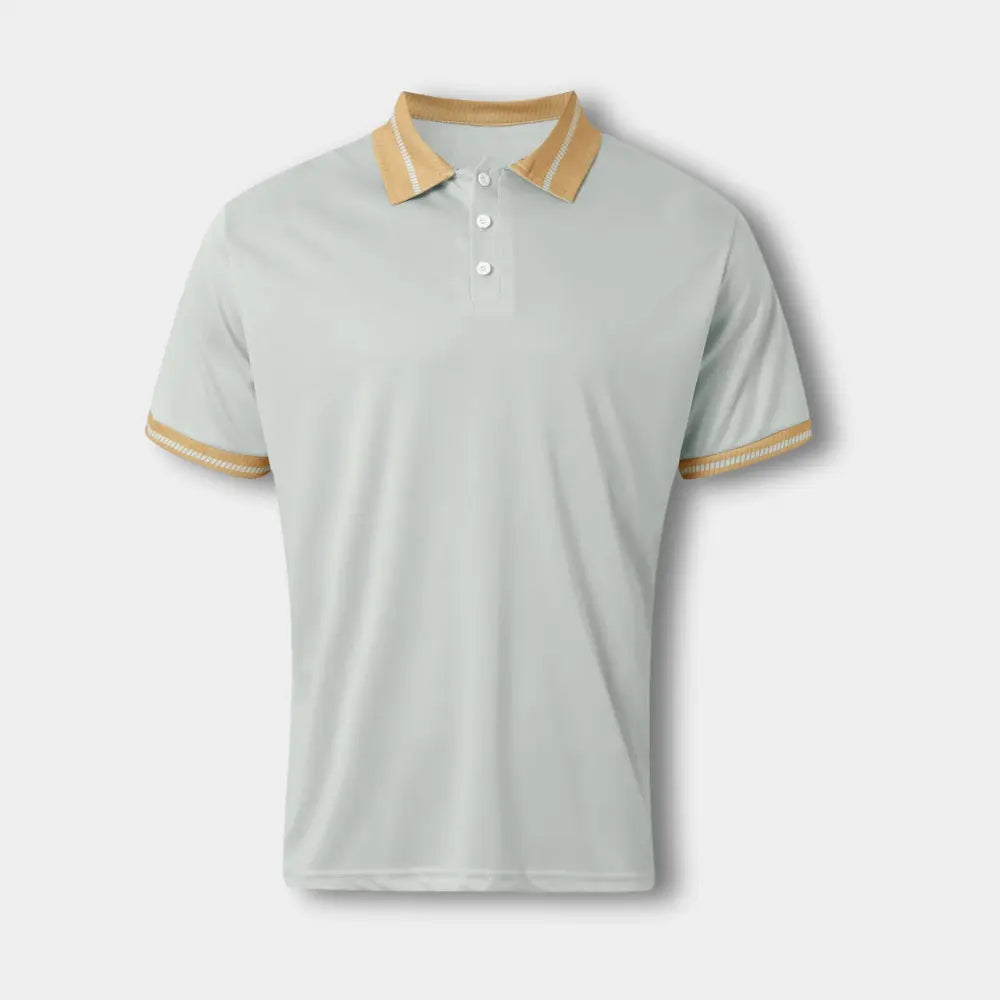 Enzo - Polo Manches Courtes Col Contrasté Homme