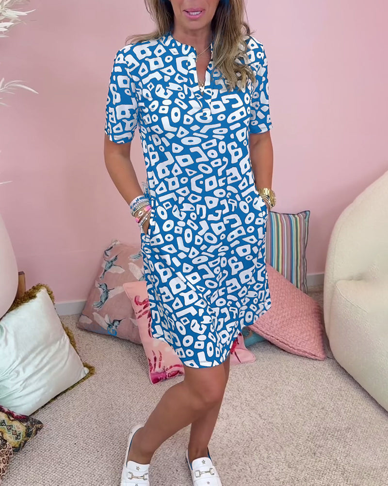 Pauline - Robe Col V Élégante