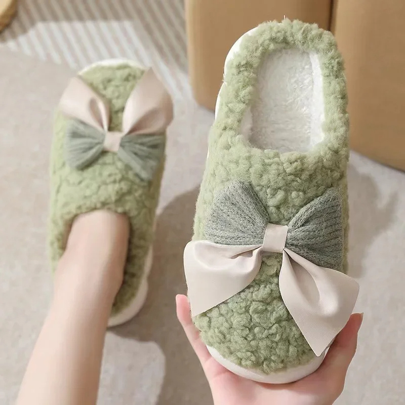 Marie – Chaussons confortables avec imprimé laine pour plus de style