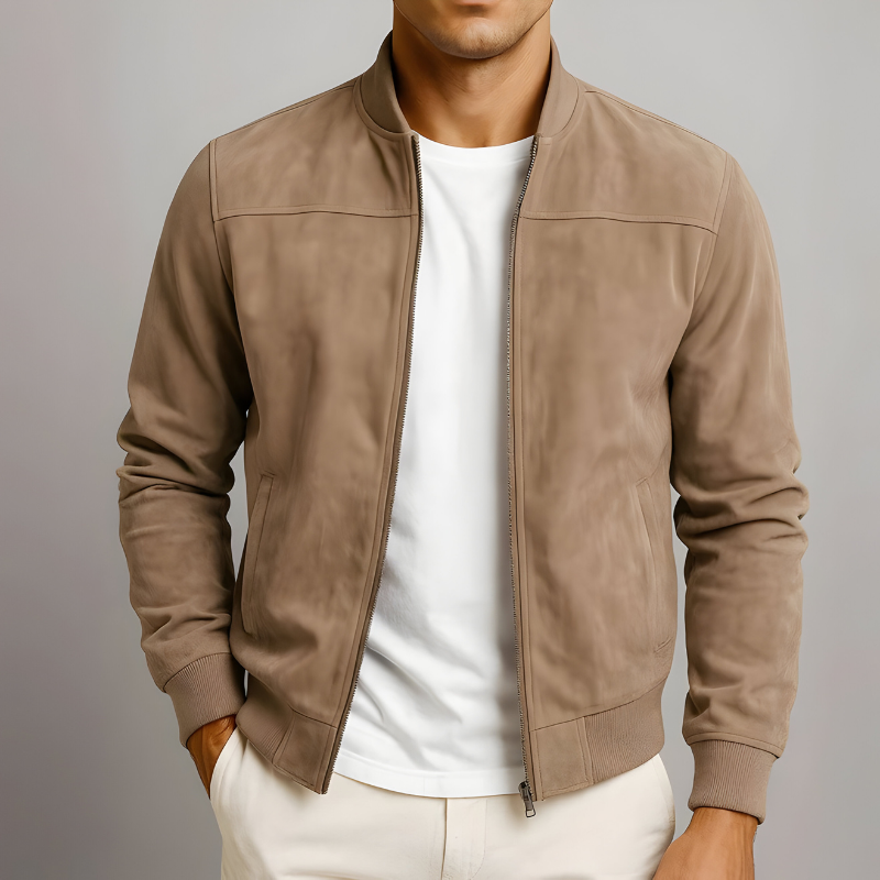 Marc - Veste Raffinée Harrington Daim